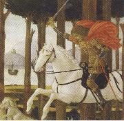 Sandro Botticelli Novella di Nastogio degli Onesti (mk36) oil painting on canvas